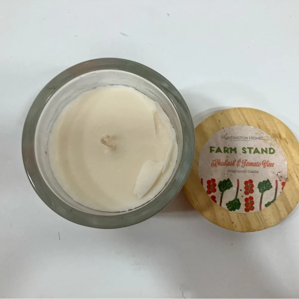 Farm Stand Glass Candle